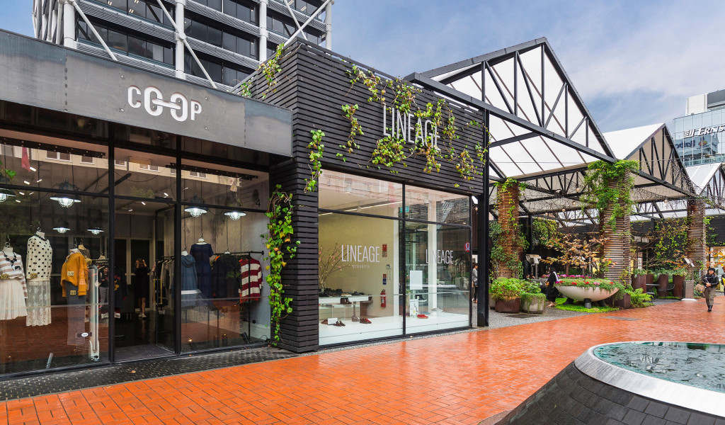 Local streetwear label Coop in Britomart